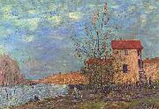 Alfred Sisley Der Loing bei Moret oil painting on canvas